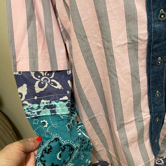 Free People Wild Dunes Stripe Shirt size XS,S,M,L
NWOT never worn before - Picture 5 of 13